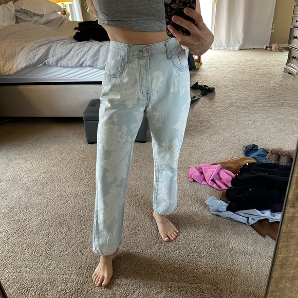 J Brand Wynn’s Floral cropped straight jean - Picture 11 of 12